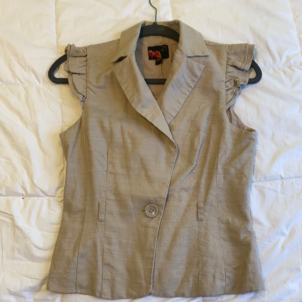 Linen vest